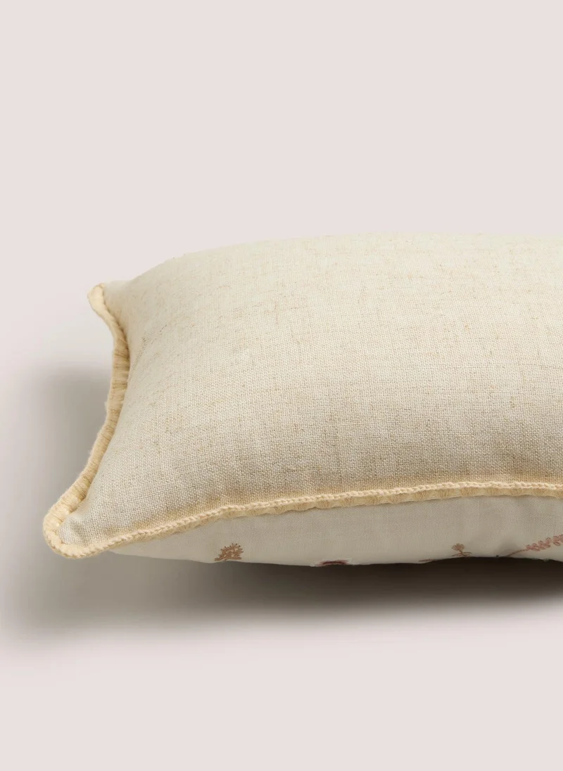 Matalan Neutral Bunny Embroidered Cushion